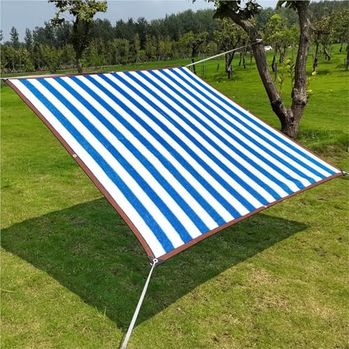 IRUGS Shade Cloth-Outdoor Sun Shades Netting,Silver Sun Shade Cover, Shade Sails with Grommets for Cars, Dogs, Outdoor, RV, Patio, Indoor(8.0 * 19.0m/26.2 * 62.3ft)