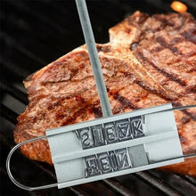 OEKFVCHVZ Barbeque Grill Meat Steak Branding Iron with Changeable Letter Tool Name Set BBQ Tools