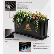 KEG801302 Flower Box Landscape Planter Box Flower Bed Decorative Pot Garden