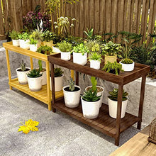 Garden Pot Bench Table, 2-Tier Plant Shelf,Indoor Outdoor Flower Pot Display Shelf Rack, Multiple Ladder Stand Planter Holder (Color : Grey, Size : 110x60x85cm)
