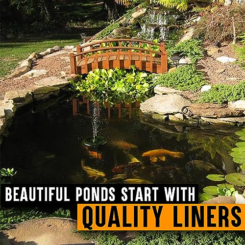 LifeGuard Pond Liner 10 ft. x 100 ft. 45 Mil EPDM Rubber Black