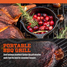PK Grills PK300-SCX Portable Charcoal Grill and Smoker, Aluminum Outdoor BBQ Grill, Portable Grill for Camping, Backyard Grilling, Park, Tailgating, Silver