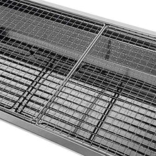 QTBH Grill for Outdoor Portable Foldable Stainless Steel Barbecue Grill Outdoor Charcoal Grill Barbecue for Outdoor Camping Cooking， 28.7"×13.2"×27.6" Barbecue Grill