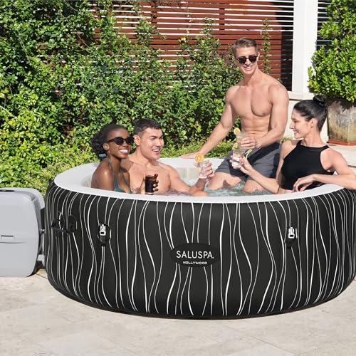 Bestway SaluSpa Hollywood EnergySense Luxe AirJet Hot Tub Black Print