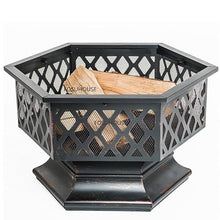 Fire Pit Home Fire Pits for Courtyard Garden Outdoor Leisure Heaters Stove Metal Wrought Iron Campfire Wood Family BBQ