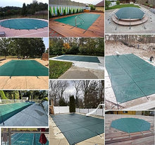 Custom Size Inground Pool Safety Cover, Mesh Swimming Pool Cover