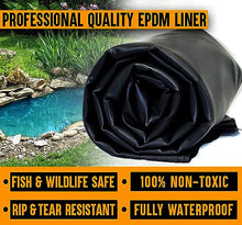 Lifeguard 10 ft. x 20 ft. EPDM Pond Liner – 60-Mil Rubber