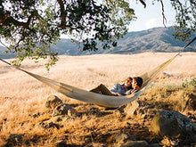 Handwoven Hammock by Yellow Leaf Hammocks - Family Size, Fits 2+ PPL, 550lb max - Weathersafe, Super Strong, Easy to Hang, Ultra Soft, Artisan Made - Color: Natural Khaki
