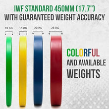 Fringe Sport Olympic Bumper Weight Plates - Kilogram Colored Competition Plates