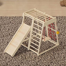 ATT Toddlers Indoor Wooden Climber Playset 6-in-1 Playground