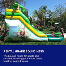 JumpOrange 12' Safari Inflatable Water Slide with Pool and Blower