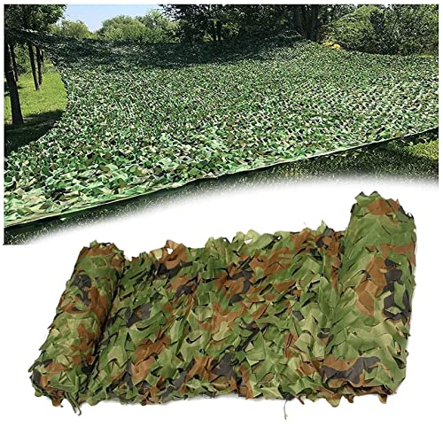 Camouflage Net Green, Privacy Screen, Hide Military Camo Netting, Portable Camouflage Netting for Garden, Easy to Install (Customizable) (Size : 10X15m/32.8X49.2ft)