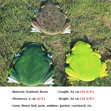 SGeneE Frog Shaped Stepping Stone for Garden Walkway, 30 X 32 Cm Animals Stepping Decorative Stone for Outside/Patio/Pathway/Yard/Pond Area/Porch