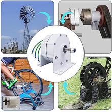 HUIZHITENGDA 10000W Gearless Permanent Magnet Generator,12V-220V Turbine Low Speed for Water Conservancy and Wind Power Household, with Controller,220v