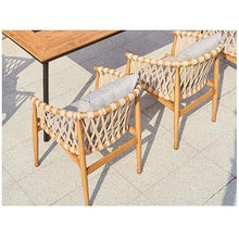 ocpcrn Lounge Chair Scandinavian Outdoor Cafe Dining Table Rattan Chair Garden Patio Leisure Rope Weaving and Chairs
