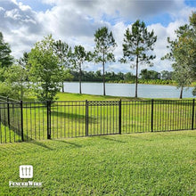Fencer Wire Heavy Duty Flat Top X-Pattern Decorative Fence Gate, 5FT Height x 4FT Width Outdoor Fence Gate, Outdoor Anti-Rust Metal Steel Gate for Fencing Garden Barrier, with Gate Lock, Pack of 5