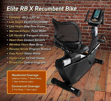 3G Cardio Elite RB Exercise Bike Recumbent Commercial Grade Gray/Silver