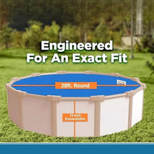 IJOWEEN 28 Feet Round Overlap Expandable Style Above Ground Swimming Pool Liner