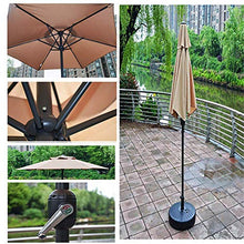 EUQKKWLOY Outdoor Patio Umbrella 6.5FT / 200cm Garden Shade with Ventilation Non-Fading Canopy 8 Durable Steel Ribs Perfect for Beach & Table Use UV Protection