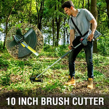 PowerSmart Cordless String Trimmer & Brush Cutter 2-in-1, 13" Battery Powered Weed Eater, with 40V 4.0Ah Battery and Charger Included