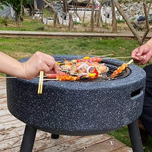 LICONG-2019 Barbecue Table Courtyard Villa Barbecue Table Heating Stove Charcoal Brazier Household Indoor Outdoor Barbecue Table Barbecue Grill Table(A)