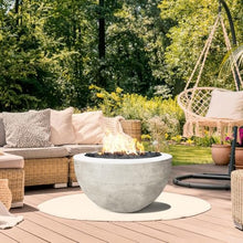 Lakeview Valley Bay 3 30-Inch Natural Gas Round Fire Bowl - Natural - SCPH-402-3NG