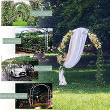 GFSGHZZ Climbing Plant Trellis for Garden Weather Resistant Metal Arbor Frame Sturdy for Standing Pergolas 1.2M 1.4M 1.8M 2.4M 3M 3.5M Wide Greenery Support W2.4M*H2.2M,Black-W1.2M*H2.2M