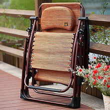 IIPOSAQQ Zero Chair Outdoor Sun Lounger Chair Folding Recliner Heavy Duty Reclining Sunloungers for Home Garden Patio Deck Deck Chairs