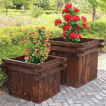 ZOCWJK Raised Garden Bed Planting Box with Plant Stand Storage Rack Square Flower Pot Planter Beds for Vegetables Planting Container Gardening Solution,Natural70x60x70cm