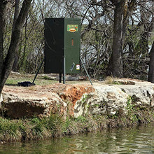 Texas Hunter Products Directional Fish Feeder 175 lb Capacity Hunter Green