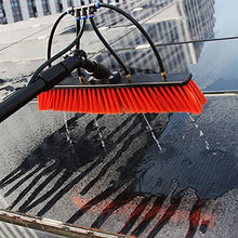 Photovoltaic Solar Panels and Window Cleaning Pole, Water Fed Pole Kit Window Cleaning Brush Outdoor Window Glass Solar Panel Cleaning Scrubber Washing Brush,30FT/9M