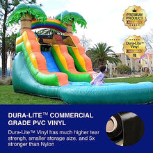 HeroKiddo 13’ Summer Breeze Commercial Grade Water Slide with Pool Blue