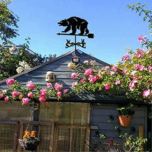 Animal Metal Weather Vane Garden weathervanes Wind Direction Indicator for Outdoor Yard Roof Mountain Decoration Cast Iron Wind Vane (Style 5) (Style 1)