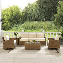 Crosley Furniture Bradenton 5-Piece Sofa & Swivel Rocker Set