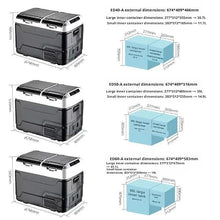 AWMGPDDBTO Mini Fridge 50L Compressor Car Fridge
