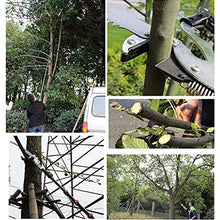 6M/20FT Telescopic Pole Saw Pruning Saw with Curved Tree Saw Extendable Telescopic Rod Saw for Pruning and Trimming Branches Cutting Leaves Landscaping Fruit Tree Saw Gardening Tool