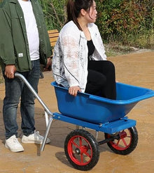 Garden Wheelbarrow Heavy Duty Construction Transport Trolley