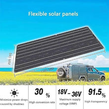 KZZAAO 1200 Watt Solar Panel Kit, Monocrystalline Flexible Solar Panels with Charge Controller for 12-48V Battery Charging Camper RV Off-Grid