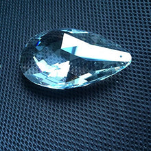 84pcs/lot 63mm Clear Crystal Water Drop Pendants,glass Lighting Suncatcher Decorative Accessories
