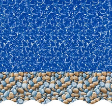 27 Foot Overlap Round Above Ground Swimming Pool Liner, 25 Gauge Thick