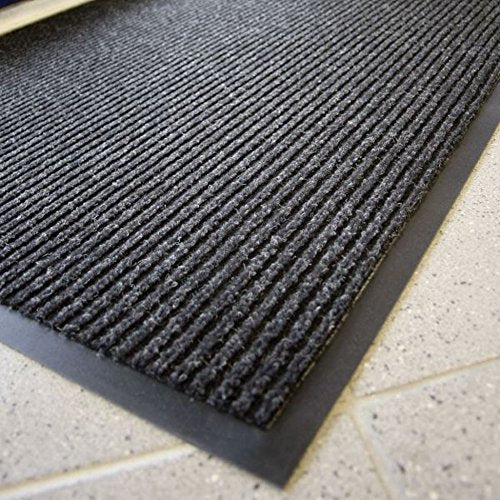 American Floor Mats Super Ribbed Water Diverter Entrance Mat Light Beige 4' x 12'