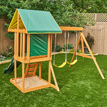 KidKraft Appleton Wooden Swing Set Multicolor