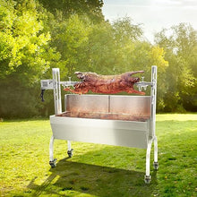 WactO 50W 132LBS Roaster Spit Rotisserie BBQ Grill for Pig, Lamb, and Chicken