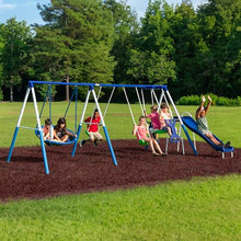 XDP RECREATION All Star Outdoor Kids Swing Set Blue