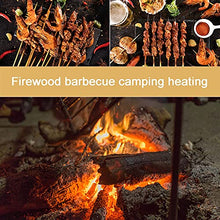 SLGGPJBU Fire Pit Outdoor fire Pit, Wood-Burning fire Pit, with Round Spark Screen, Fireplace Poker and Metal Grate