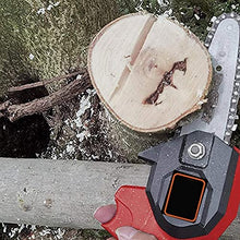 Mini Chainsaw Cordless 4Inch 24V Mini Chainsaw Electric | Handheld Cordless Electric Chainsaw Battery Chainsaws for Garden Bush Branch Pruning Wood Cutting