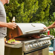 Blaze Premium LTE+ 40-Inch 5-Burner Natural Gas Grill W/Rear Infrared Burner & Lift-Assist Hood - BLZ-5LTE3-NG