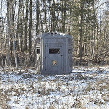 Outta Site Thicket 5-Sided Hunting Blind for 2-3 Persons Hard-Sided Ground Blind - Thicket Oak