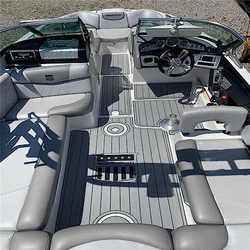 Zomanon Boat EVA Faux Teak Decking Floor Mat for 2011 Mastercraft X25 Swim Platform Cockpit Pad - Multiple Color Options