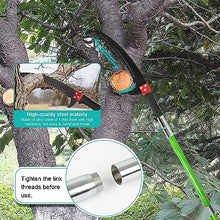 Pole Saw Extendable Pole Pruning Saw, Long Reach Tree Pruning Saw, Telescopic Tree Pruner Garden Tree Lopper, Branch Pruner Cutter (Pole Saw, 6M), GZJ-UK-0674
